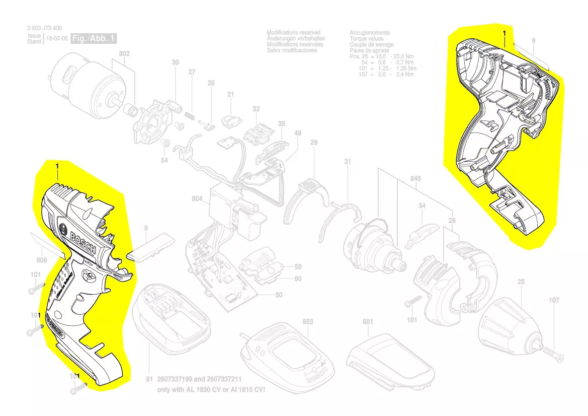 Coquille réf. 2 609 004 253 Bosch